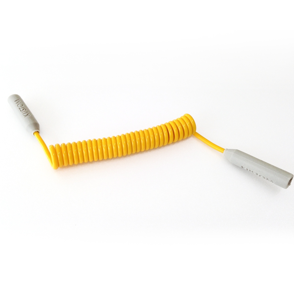 SPORTS CORD COIL_YELLOW/GREY