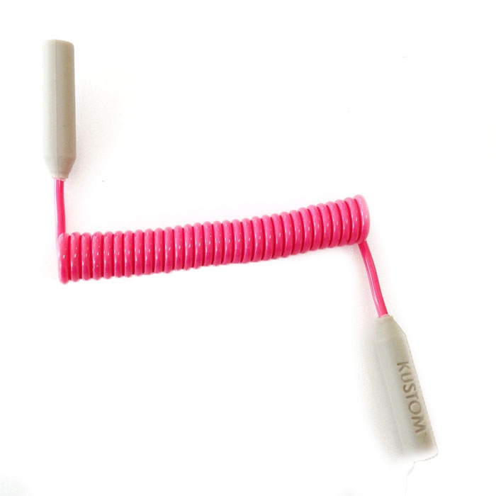 SPORTS CORD COIL_PINK/GREY