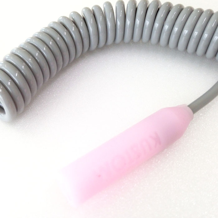 SPORTS CORD COIL_GREY/PINK